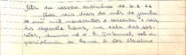 Ata da Sessão Ordinária do Tribunal Regional Eleitoral de Minas Gerais, realizada em 06/06/1966