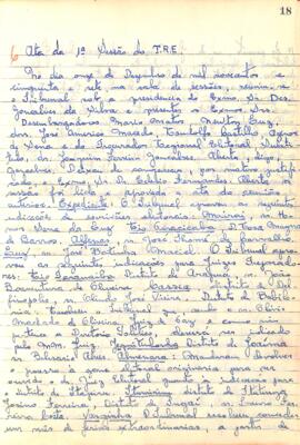 Ata da Sessão Ordinária do Tribunal Regional Eleitoral de Minas Gerais, realizada em 11/12/1957