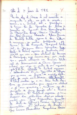 Ata da Sessão Ordinária do Tribunal Regional Eleitoral de Minas Gerais, realizada em 10/03/1958