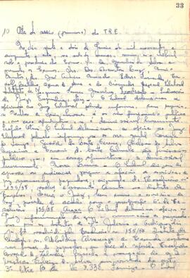 Ata da Sessão Ordinária do Tribunal Regional Eleitoral de Minas Gerais, realizada em 22/01/1958