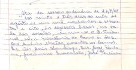 Ata da Sessão Ordinária do Tribunal Regional Eleitoral de Minas Gerais, realizada em 23/08/1968