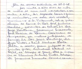 Ata da Sessão Ordinária do Tribunal Regional Eleitoral de Minas Gerais, realizada em 28/05/1968