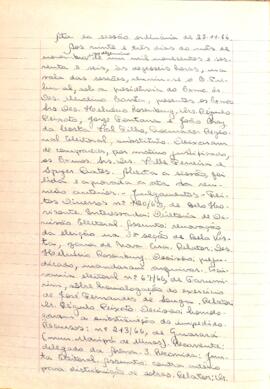 Ata da Sessão Ordinária do Tribunal Regional Eleitoral de Minas Gerais, realizada em 23/12/1966