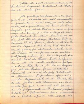 Ata da 211ª Sessão Ordinária do Tribunal Regional Eleitoral de Minas Gerais