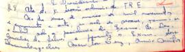 Ata da Sessão Ordinária do Tribunal Regional Eleitoral de Minas Gerais, realizada em 05/03/1958
