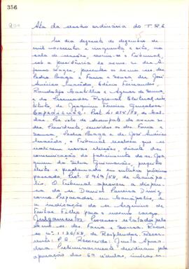 Ata da Sessão Ordinária do Tribunal Regional Eleitoral de Minas Gerais, realizada em 17/12/1958