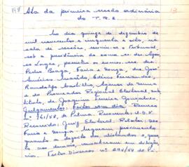 Ata da Sessão Ordinária do Tribunal Regional Eleitoral de Minas Gerais, realizada em 15/12/1958