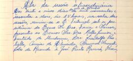 Ata da Sessão Extraordinária do Tribunal Regional Eleitoral de Minas Gerais, realizada em 25/09/1962