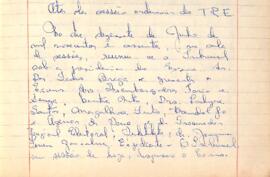 Ata da Sessão ordinária do Tribunal Regional Eleitoral de Minas Gerais, realizada em 17/06/1960