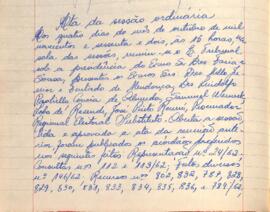 Ata da Sessão Ordinária do Tribunal Regional Eleitoral de Minas Gerais, realizada em 04/10/1962