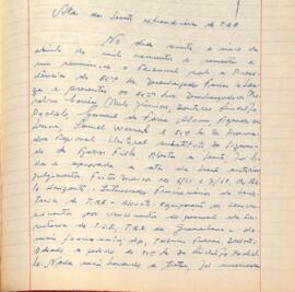 Ata da Sessão ordinária do Tribunal Regional Eleitoral de Minas Gerais, realizada em 25/04/1961