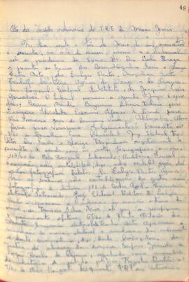 Ata da Sessão ordinária do Tribunal Regional Eleitoral de Minas Gerais, realizada em 23/05/1960