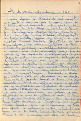 Ata da Sessão extraordinária do Tribunal Regional Eleitoral de Minas Gerais, realizada em 16/11/1959