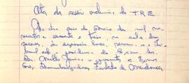 Ata da Sessão Ordinária do Tribunal Regional Eleitoral de Minas Gerais, realizada em 06/05/1963