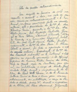Ata da Sessão Extraordinária do Tribunal Regional Eleitoral de Minas Gerais, realizada em 18/12/1961