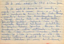 Ata da Sessão ordinária do Tribunal Regional Eleitoral de Minas Gerais, realizada em 18/03/1960