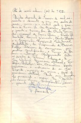 Ata da 2ª Sessão ordinária do Tribunal Regional Eleitoral de Minas Gerais, realizada em 17/02/1961