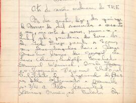 Ata da Sessão ordinária do Tribunal Regional Eleitoral de Minas Gerais, realizada em 15/03/1961