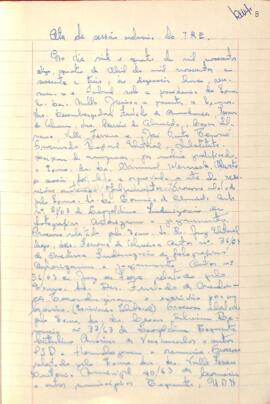 Ata da Sessão Ordinária do Tribunal Regional Eleitoral de Minas Gerais, realizada em 24/04/1963