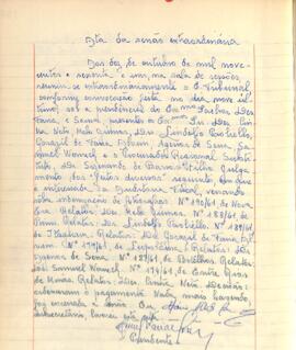 Ata da Sessão Extraordinária do Tribunal Regional Eleitoral de Minas Gerais, realizada em 10/10/1961