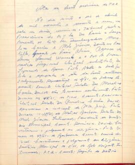 Ata da Sessão ordinária do Tribunal Regional Eleitoral de Minas Gerais, realizada em 26/04/1961