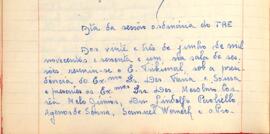 Ata da Sessão ordinária do Tribunal Regional Eleitoral de Minas Gerais, realizada em 23/06/1961