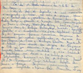 Ata da 1ª Sessão ordinária do Tribunal Regional Eleitoral de Minas Gerais, realizada em 10/12/1959