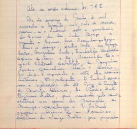 Ata da Sessão ordinária do Tribunal Regional Eleitoral de Minas Gerais, realizada em 15/06/1960
