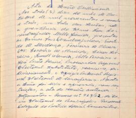 Ata da Sessão Ordinária do Tribunal Regional Eleitoral de Minas Gerais, realizada em 03/10/1963