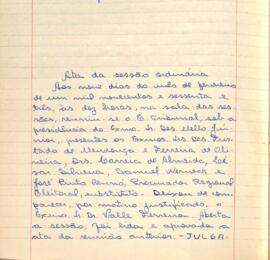 Ata da Sessão Ordinária do Tribunal Regional Eleitoral de Minas Gerais, realizada em 09/02/1963