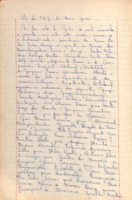 Ata da Sessão ordinária do Tribunal Regional Eleitoral de Minas Gerais, realizada em 08/06/1960