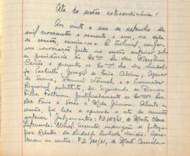 Ata da Sessão Extraordinária do Tribunal Regional Eleitoral de Minas Gerais, realizada em 21/09/1961