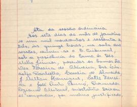 Ata da Sessão Ordinária do Tribunal Regional Eleitoral de Minas Gerais, realizada em 07/01/1963