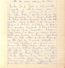 Ata da Sessão ordinária do Tribunal Regional Eleitoral de Minas Gerais, realizada em 03/06/1960