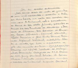 Ata da Sessão Ordinária do Tribunal Regional Eleitoral de Minas Gerais, realizada em 05/06/1963