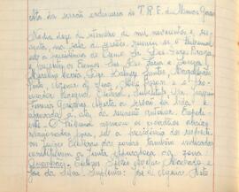 Ata da Sessão Ordinária do Tribunal Regional Eleitoral de Minas Gerais, realizada em 12/09/1960