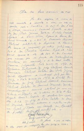 Ata da Sessão ordinária do Tribunal Regional Eleitoral de Minas Gerais, realizada em 15/05/1961
