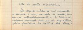 Ata da Sessão Extraordinária do Tribunal Regional Eleitoral de Minas Gerais, realizada em 12/10/1961