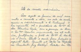 Ata da Sessão Ordinária do Tribunal Regional Eleitoral de Minas Gerais, realizada em 18/01/1962