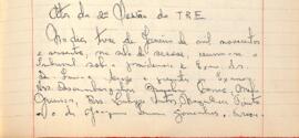 Ata da 2ª Sessão ordinária do Tribunal Regional Eleitoral de Minas Gerais, realizada em 13/01/1961