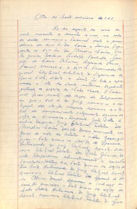 Ata da Sessão ordinária do Tribunal Regional Eleitoral de Minas Gerais, realizada em 17/05/1961