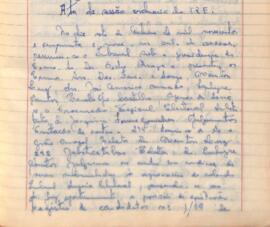 Ata da Sessão Ordinária do Tribunal Regional Eleitoral de Minas Gerais, realizada em 07/10/1959