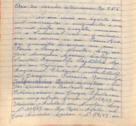Ata da Sessão Ordinária do Tribunal Regional Eleitoral de Minas Gerais, realizada em 05/08/1959