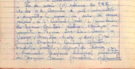 Ata da 1ª Sessão Ordinária do Tribunal Regional Eleitoral de Minas Gerais, realizada em 04/11/1959