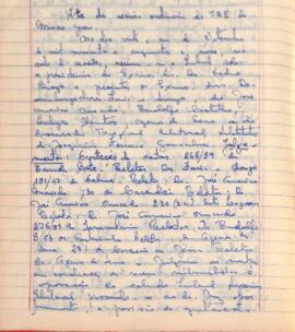 Ata da Sessão Ordinária do Tribunal Regional Eleitoral de Minas Gerais, realizada em 21/09/1959