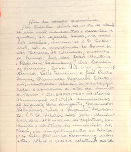 Ata da Sessão Ordinária do Tribunal Regional Eleitoral de Minas Gerais, realizada em 30/04/1964