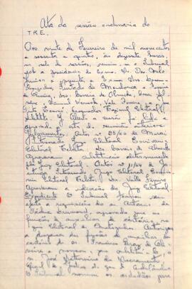Ata da Sessão Ordinária do Tribunal Regional Eleitoral de Minas Gerais, realizada em 20/02/1964
