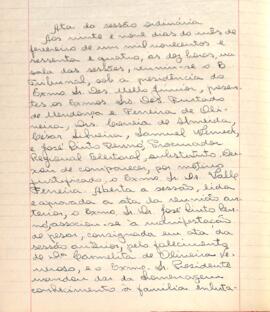 Ata da Sessão Ordinária do Tribunal Regional Eleitoral de Minas Gerais, realizada em 29/02/1964