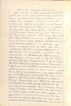 Ata da Sessão Ordinária do Tribunal Regional Eleitoral de Minas Gerais, realizada em 23/04/1964