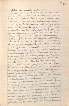 Ata da Sessão Extraordinária do Tribunal Regional Eleitoral de Minas Gerais, realizada em 09/03/1964